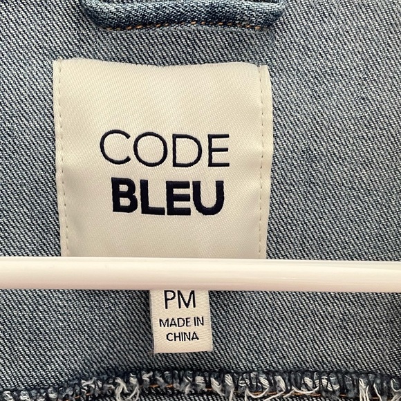 Code Blue petite medium denim jacket - Picture 2 of 3